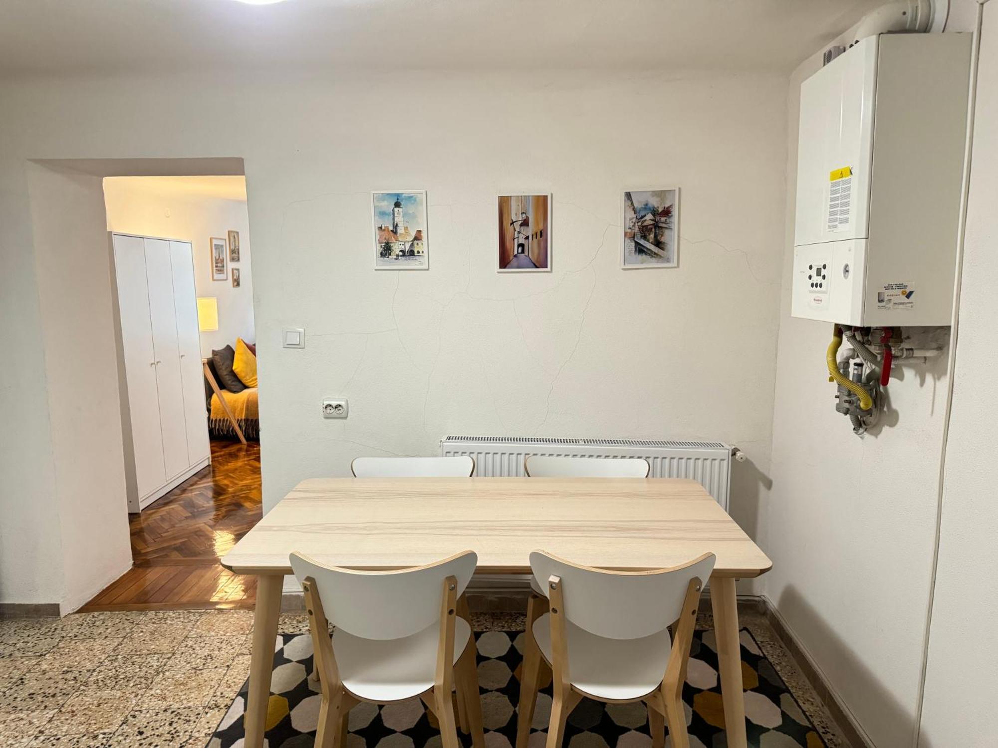 Charming Studio Ideal For Getaways Or Workations In Sibiu'S Medieval City Center Eksteriør bilde
