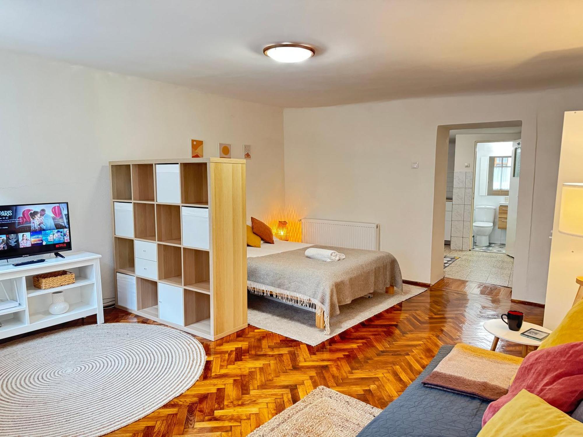 Charming Studio Ideal For Getaways Or Workations In Sibiu'S Medieval City Center Eksteriør bilde